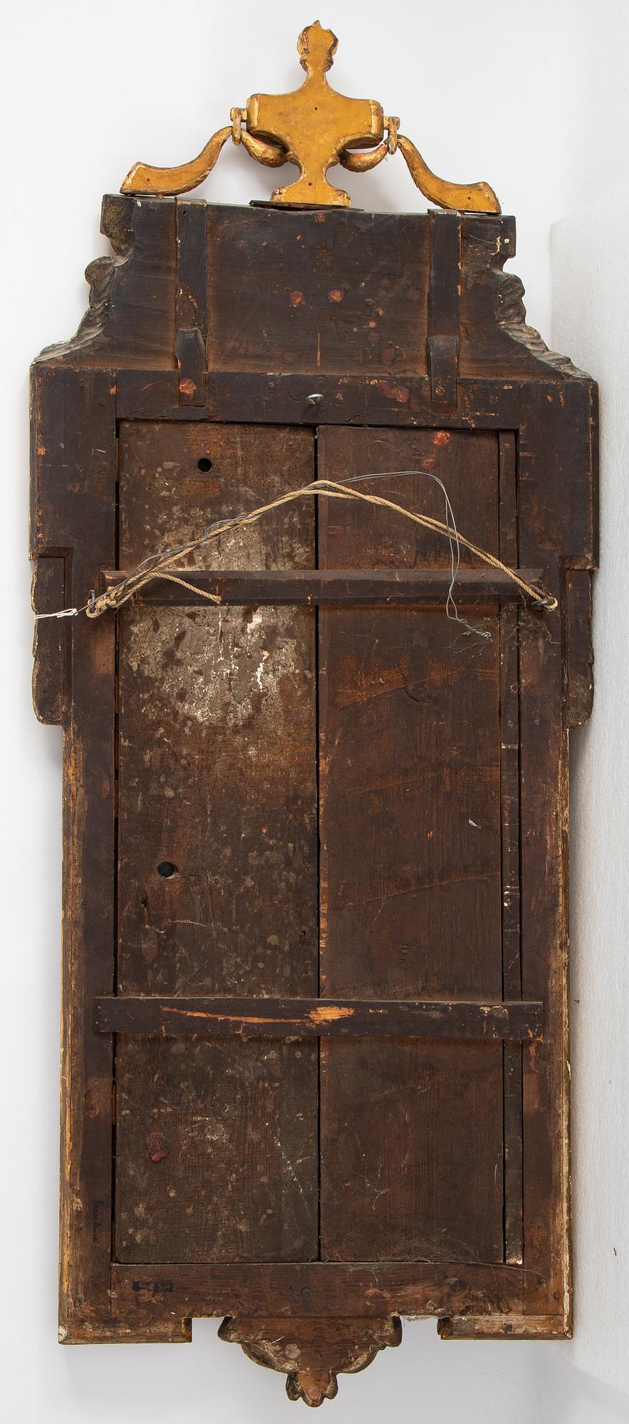 A Gustavian mirror, 1770's.