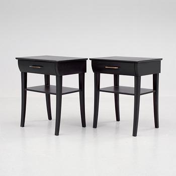 SÄNGBORD, ett par, Svenska Möbelfabrikerna, Bodafors, 1950-tal.
