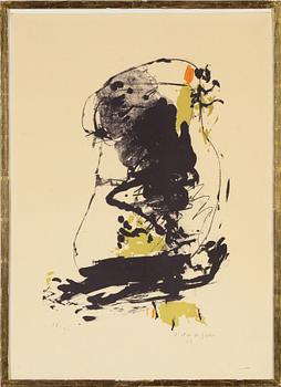 Asger Jorn, lithograph in colours, dated 58 and numbered 18/35 in pencil.