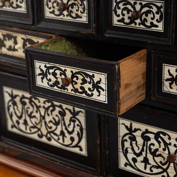 A small late baroque cabinet, 18th century.
