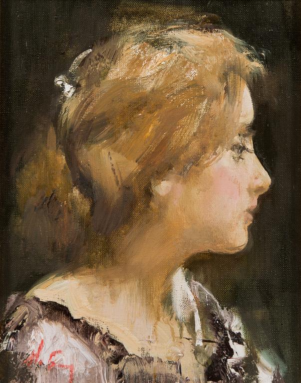 Nikolai Blokhin, oil on canvas, signed.