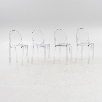 Philippe Starck, stolar, 4 st, "Victoria Ghost" för Kartell.