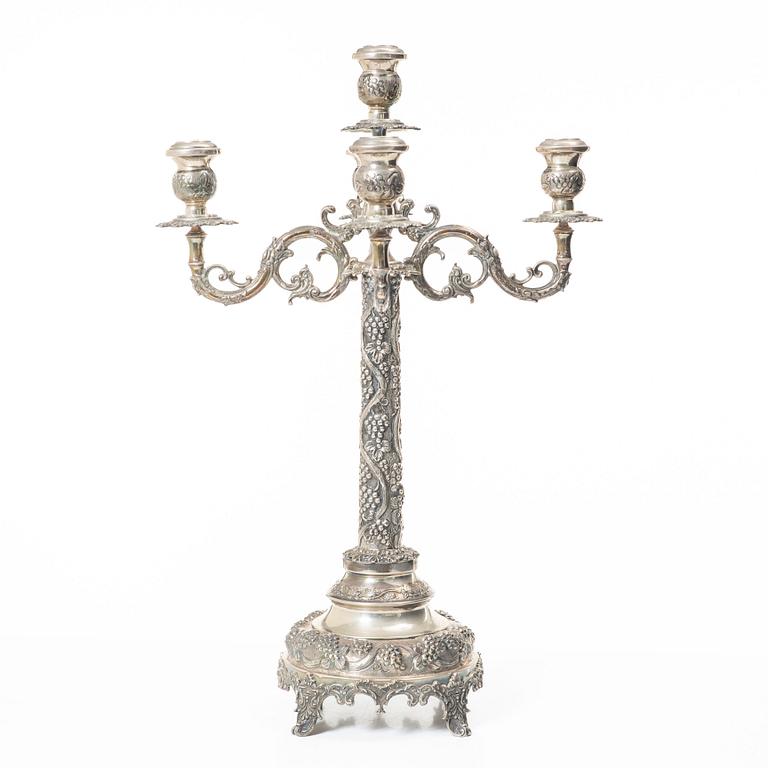 Kandelaber, silver, 1900-tal.
