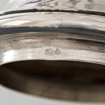 Sockerruska, silver, svenska importstämplar.