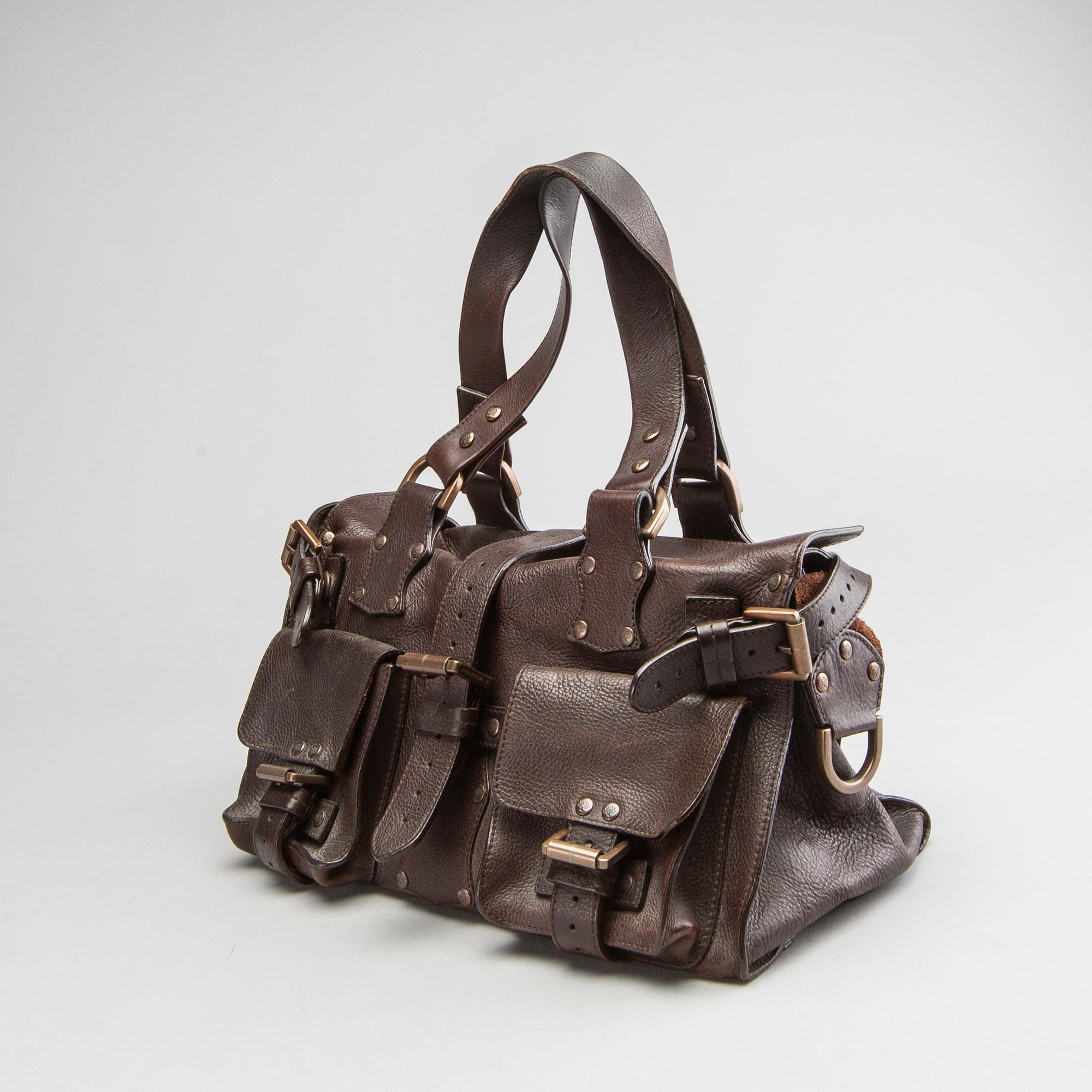 MULBERRY, bag "Roxanne" and a wallet.