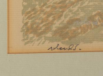 3 lithographs in colors, signed and one numbered.