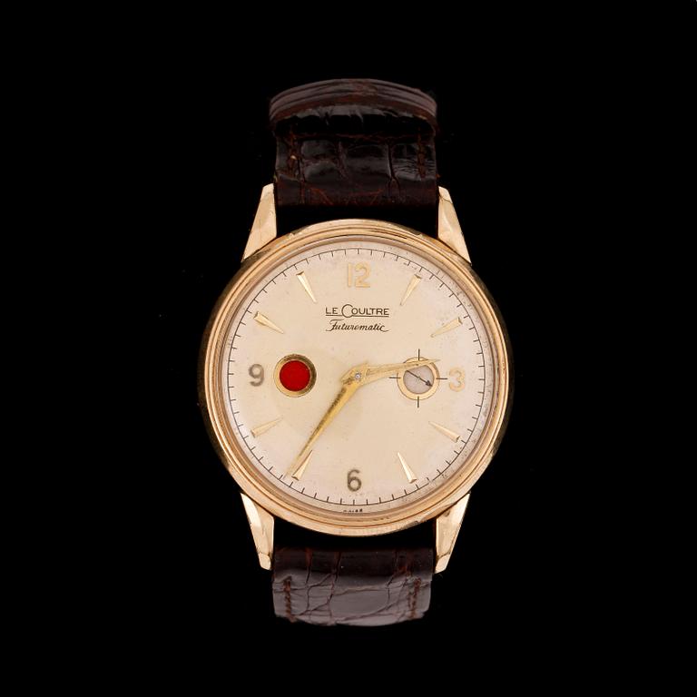 ARMBANDSUR, herr, LeCoultre, Futurematic, doublé, 1950-tal.