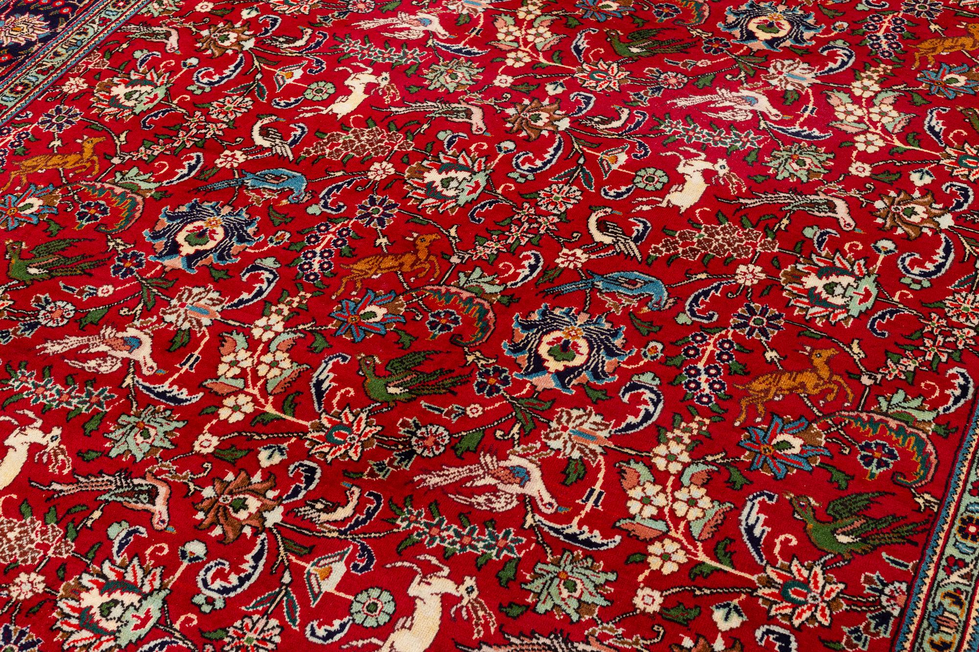 Carpet, Tabriz, approx. 350 x 245 cm.