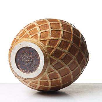 Gunnar Nylund, a stoneware floor vase, Rörstrand, Sweden 1950's.