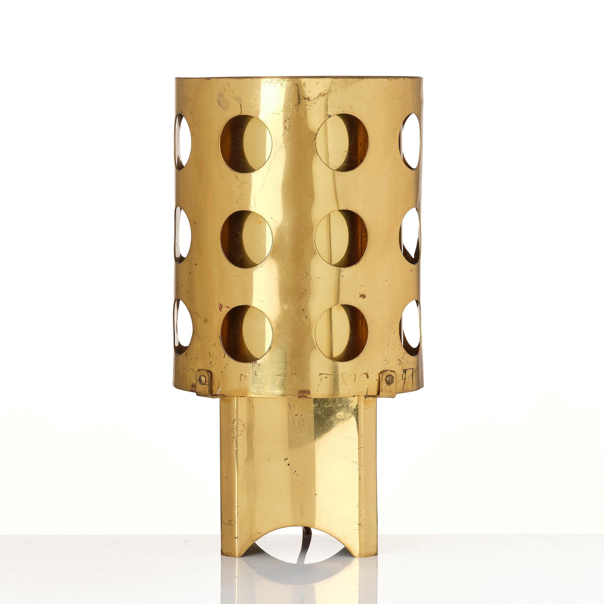 Bertil Brisborg, attributed to, a rare table lamp model 2105, Nordiska Kompaniet, Sweden, 1950s.