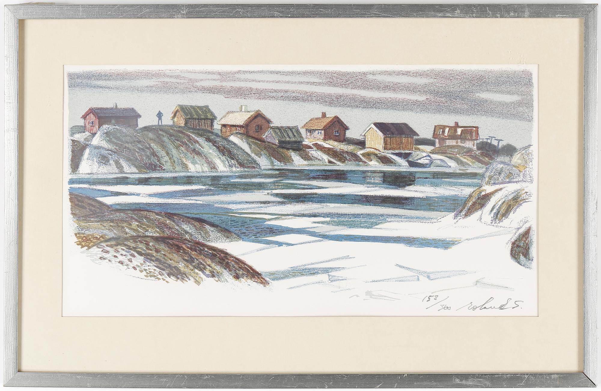ROLAND SVENSSON, färglitografi, signerad och numrerad 152/360.