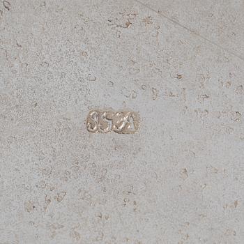 TOILETTEASKAR ett par, av Johan Gustaf Ahlgren (verksam i Stockholm 1771-99), gustavianska.