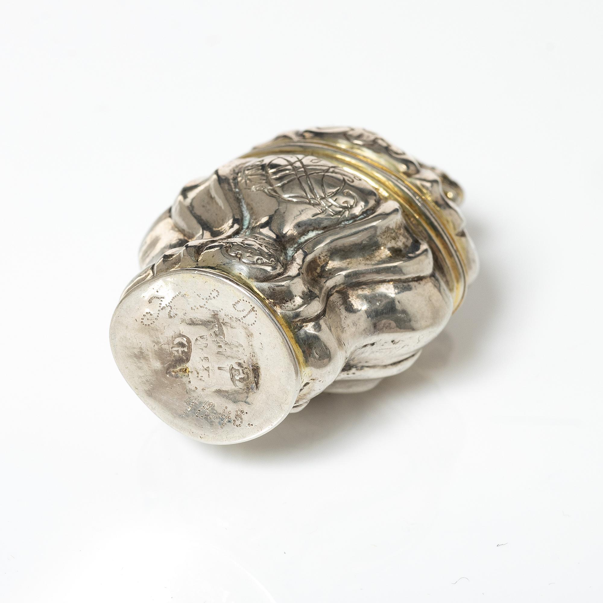 Luktdosa, silver, Danmark, 1700-tal.