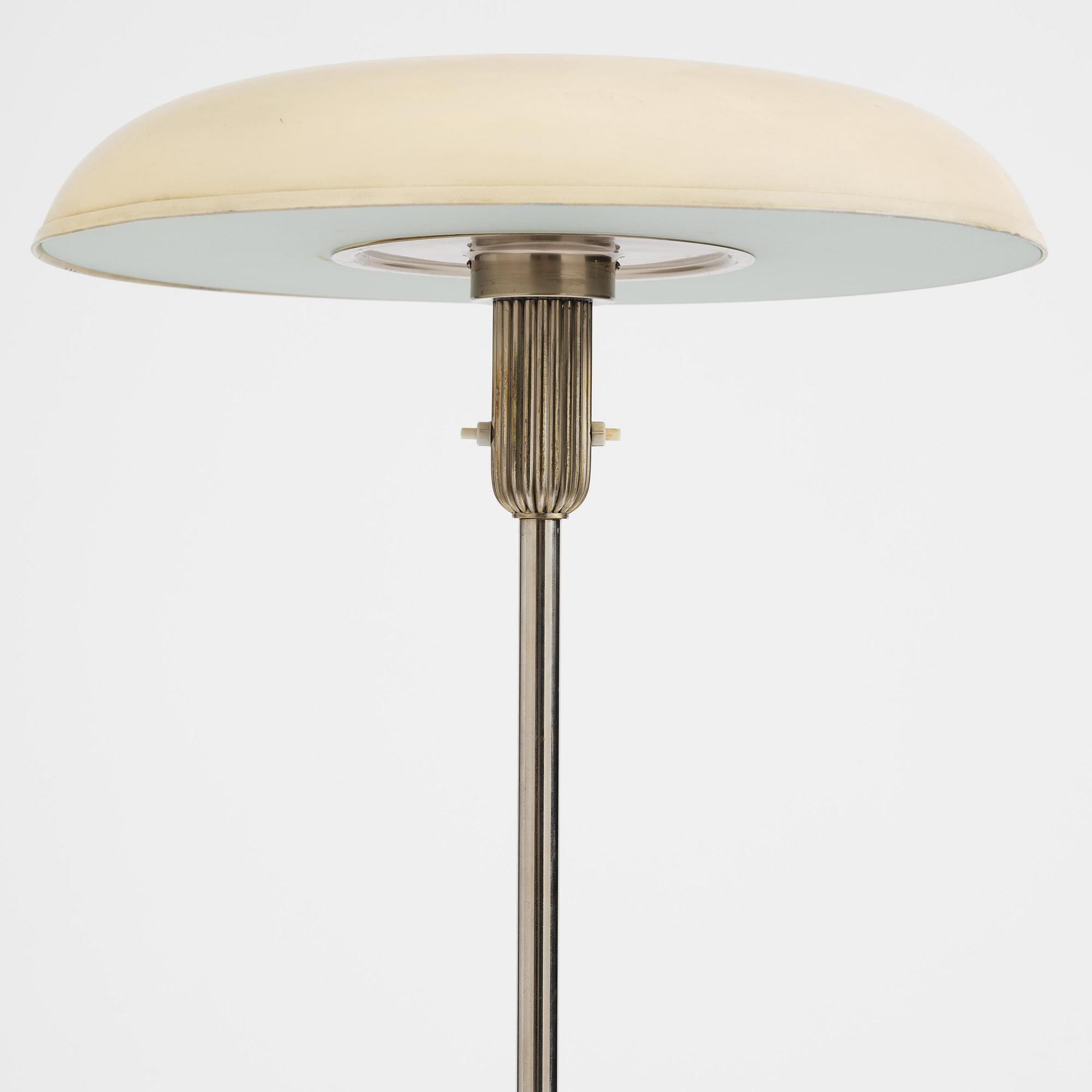 Harald Notini, a floor lamp, Arvid Böhlmarks Lampfabrik, Stockholm, 1930s.