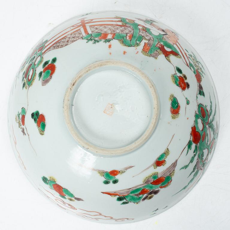 Skål, porslin, Kina, Kangxi (1662-1722).