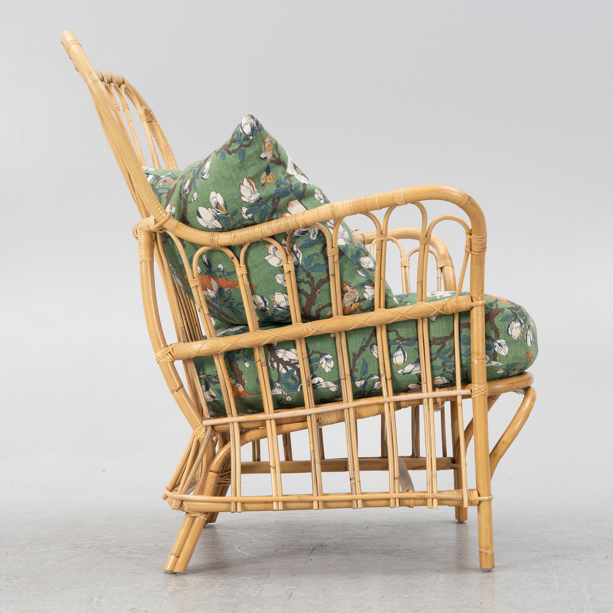 Josef Frank, fåtölj, modell B 311, Firma Svenskt Tenn.