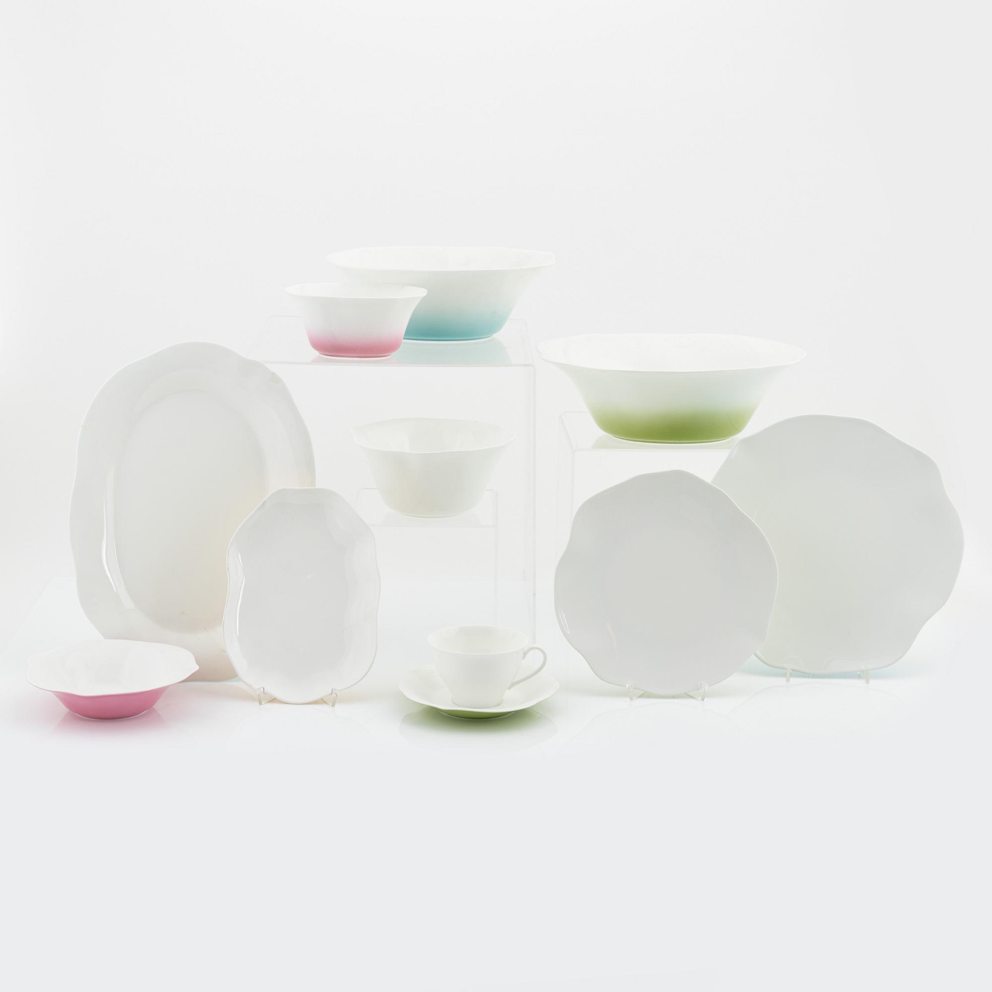 A 98 piece porcelain dinner service, 'Mira Colore', Villeroy & Boch.