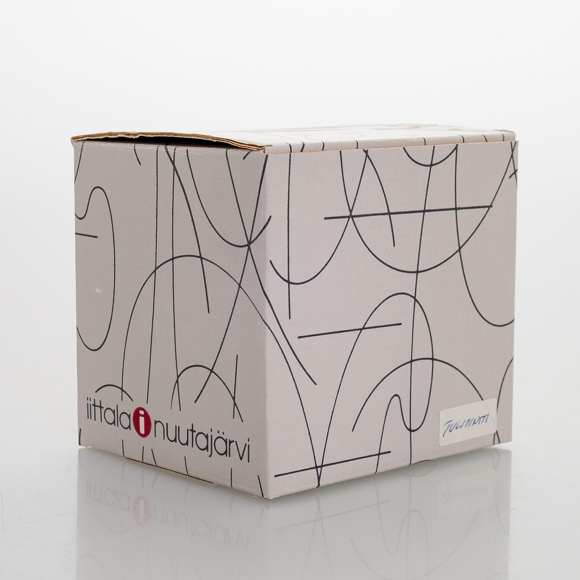 Oiva Toikka, glasfågel, "Firebird", signerad O. Toikka Nuutajärvi.