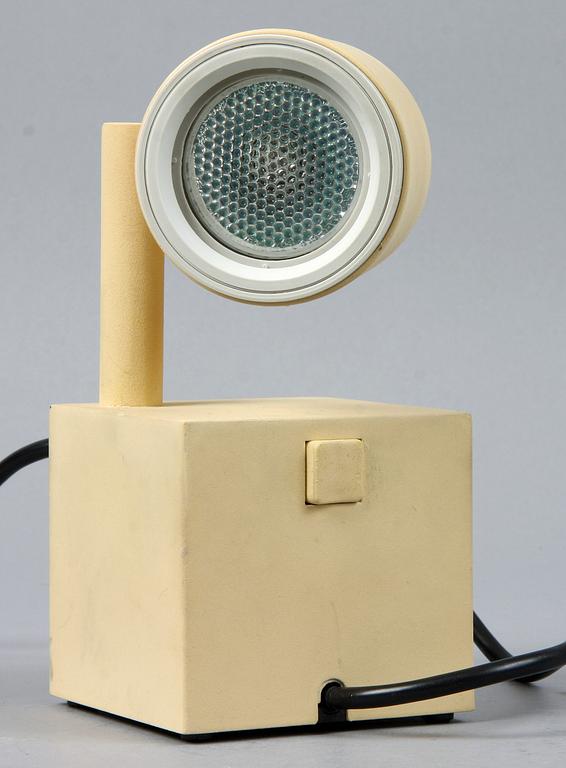 BORDSLAMPA, "Halo-Click 1", Ettore Sottsass, Philips.