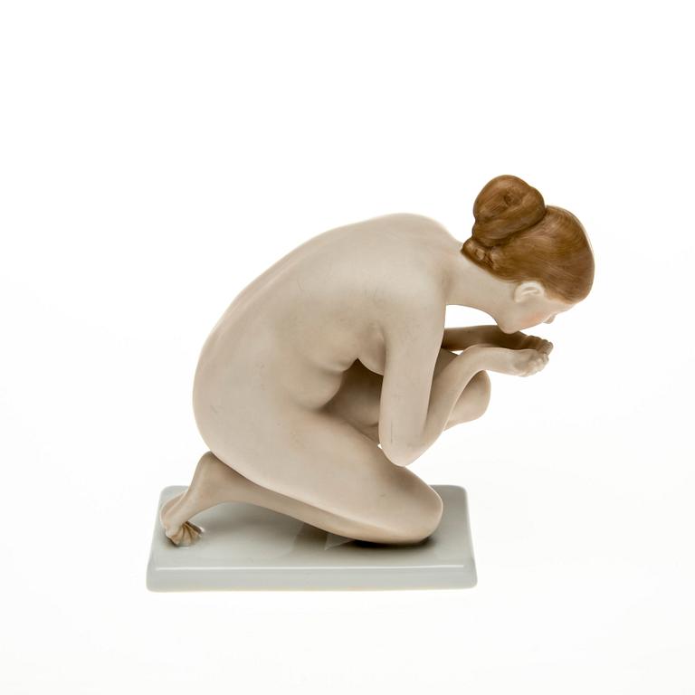 FIGURIN, porslin, Ernst Wenck, Rosenthal. 1900-talets första hälft.