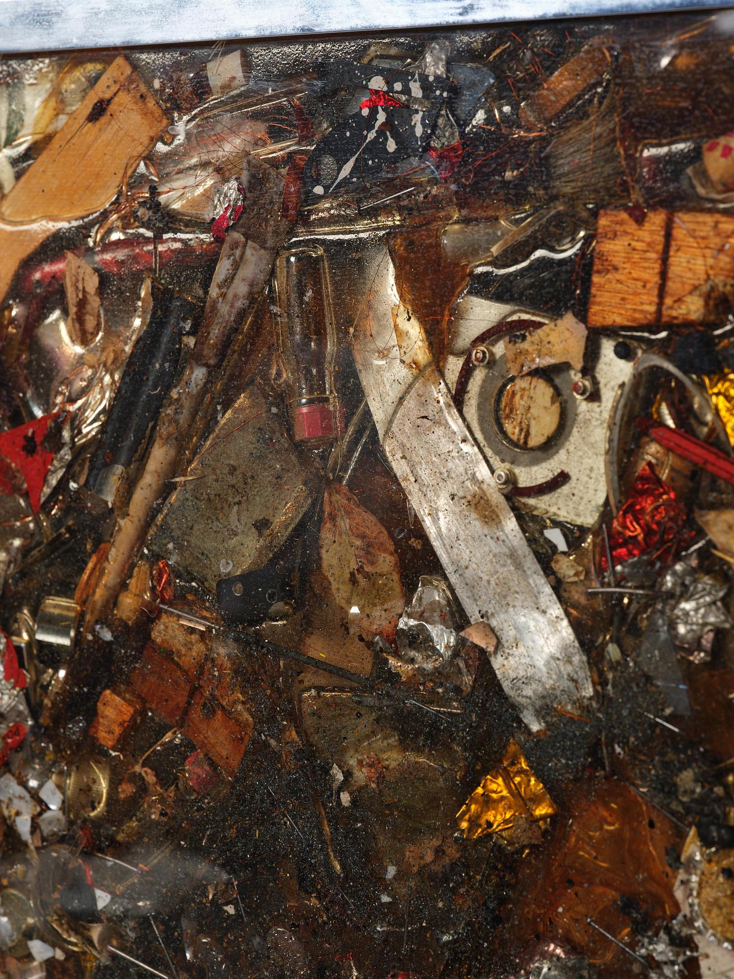 Arman (Armand Pierre Fernandez), "Poubelle d'Atelier".