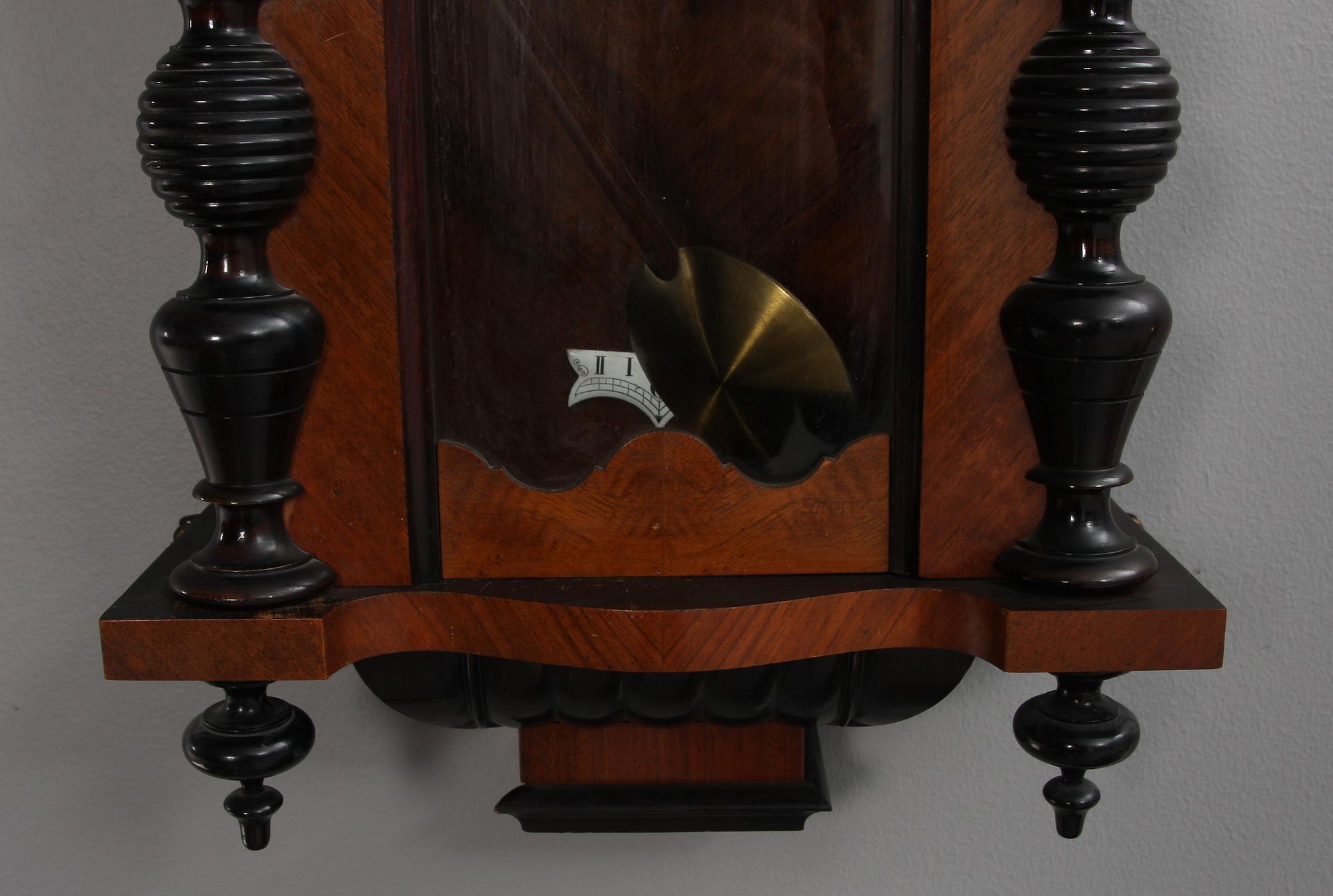 VÄGGPENDYL, nyrenässans, Junghans, Tyskland, 1800/1900-tal.