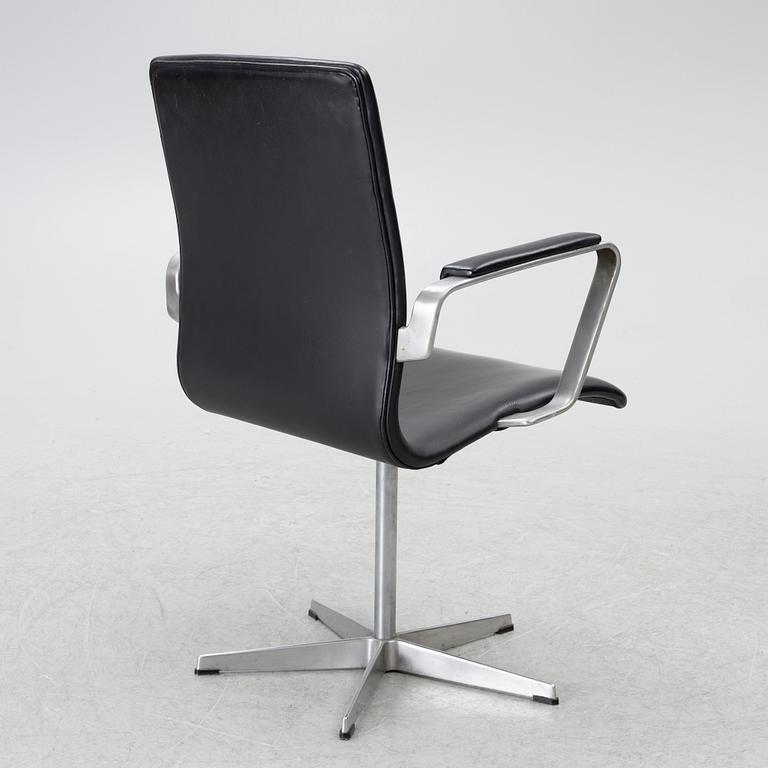 Arne Jacobsen, an 'Oxford' chair, Fritz Hansen, Denmark, 1969.