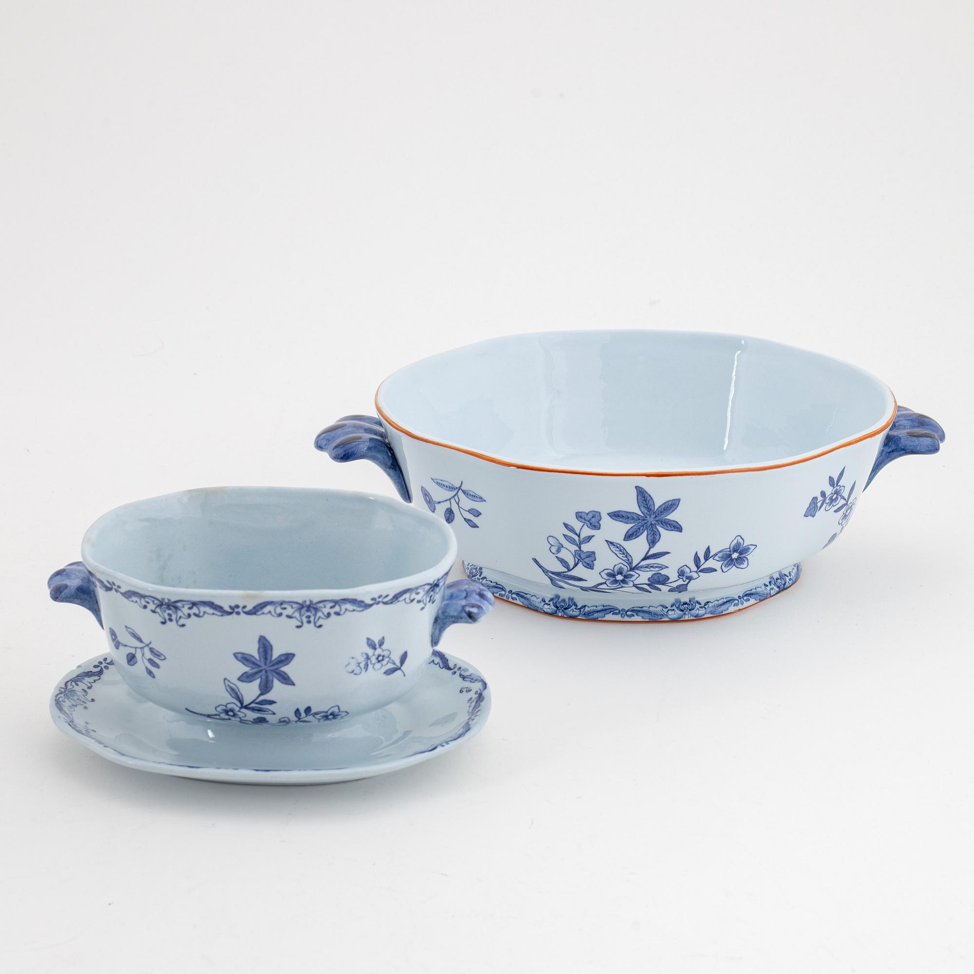 Servis, porslin, 103 delar, "ostindia, samt 8 delar "Ostindia floris", Rörstrand, varierande åldrar.