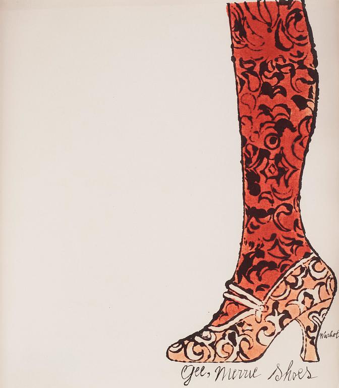 Andy Warhol, "Gee Merrie Shoes".