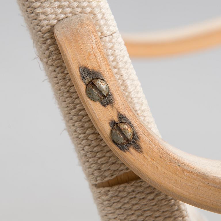 A "Eva" model 41 easy chair by Bruno Mathsson, Dux, Sweden. The latter half of the 20th Century.