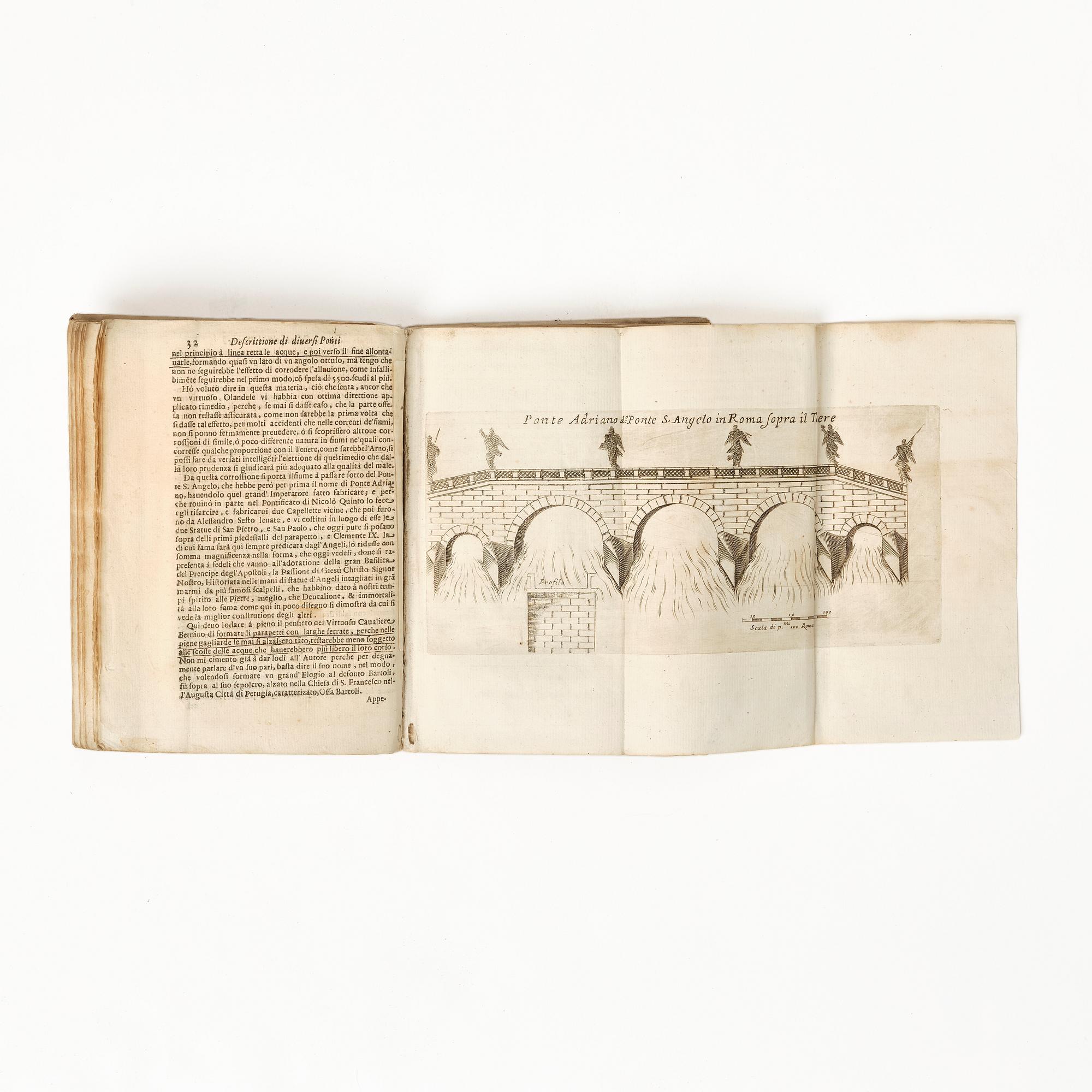 Bridges & Architecture, with engraved plates, 1676 & 1762.