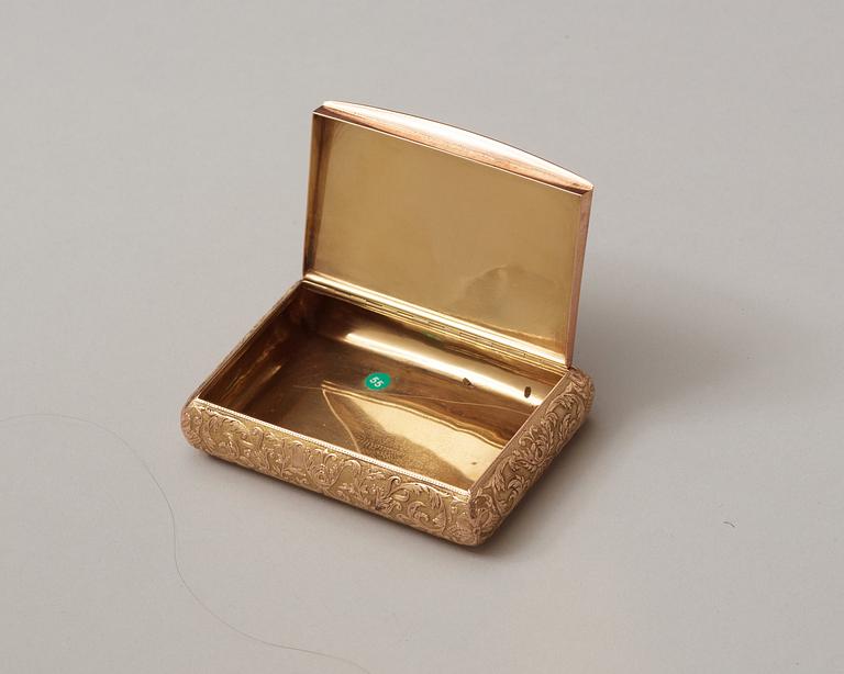 A Swiss 19th century gold box.