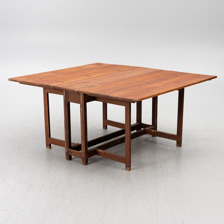 Drop-leaf table, 19th century.