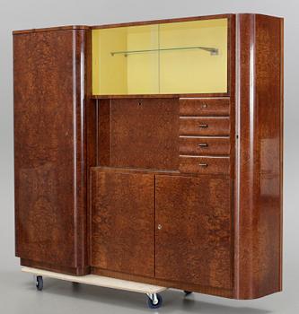 PRAKTSKÅP, Jindrich Halabala, Up Zavody, Brno Tjeckoslovakien, ca 1930.