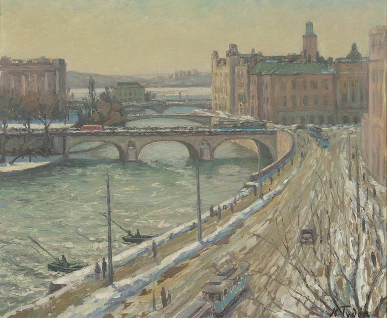 Nils Tydén, Vinterbild från Stockholm.