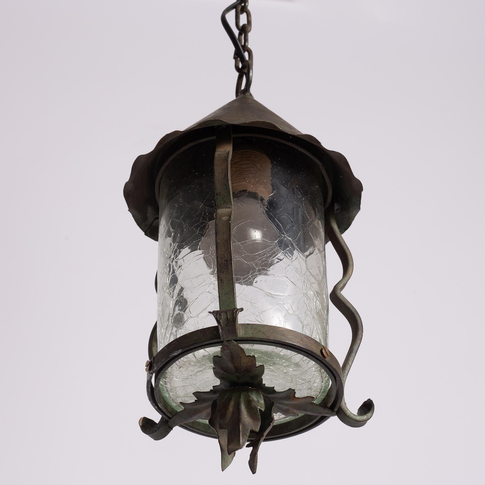 A ceiling lantern, 1920s.
