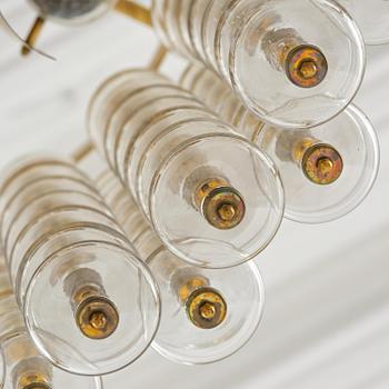 Hans-Agne Jakobsson, taklampa, "Estrella", modell "T 580", Hans-Agne Jakobsson AB, Markaryd, 1960-70-tal.