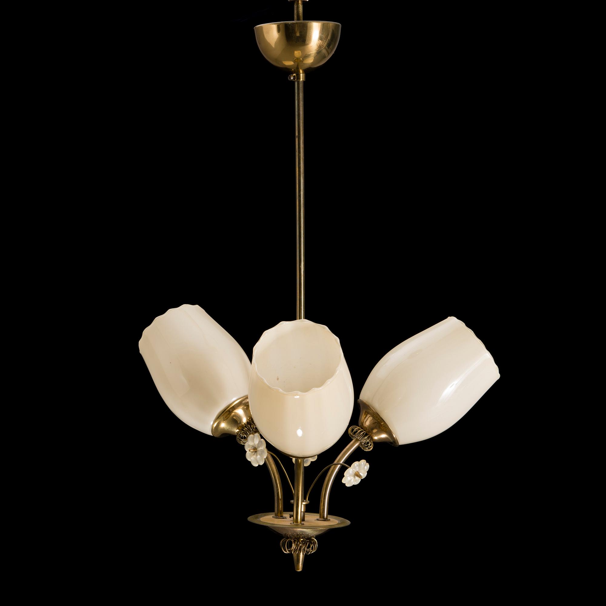 A mid 20th century ceiling light, Itsu.