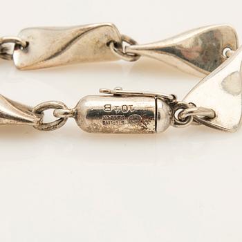 Georg Jensen, Bracelet, sterling silver, model 104B, Denmark.