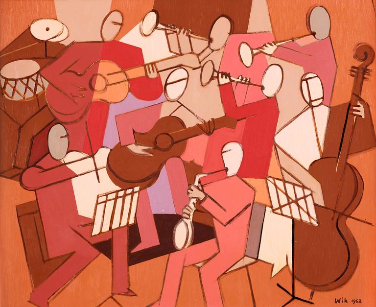 Wilhelm Wik, "Musikanter"  (The musicians).