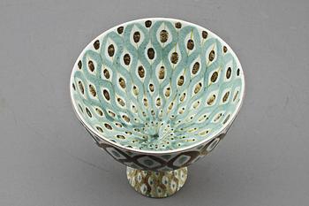 SKÅL, fajans, efter Stig Lindbergs design, Gustavsberg, 1900-talets andra hälft.