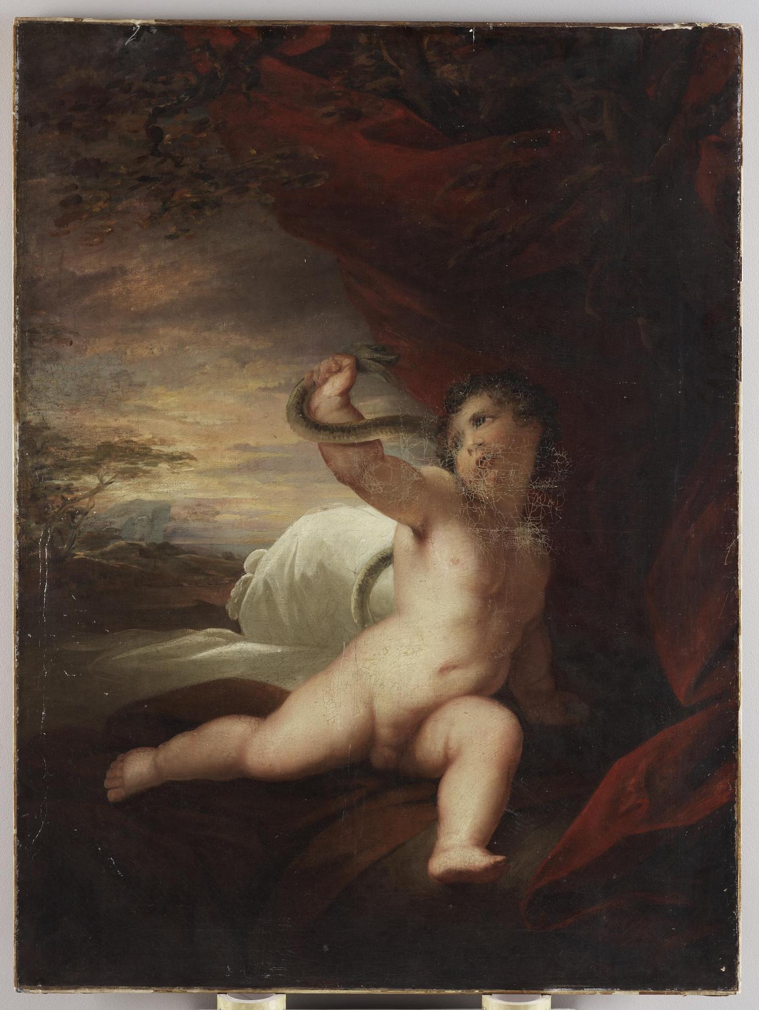 JOSHUA REYNOLDS, Hans efterföljd, olja på duk, ej signerad.