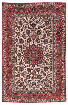 A semi-antique Isfahan carpet, central Persia, c. 314 x 197 cm.