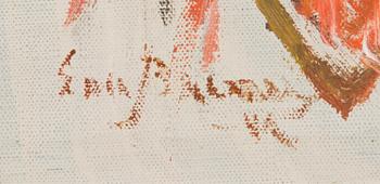 EVA BREMER-MYNTTI, oil on canvas laid on panel, signed and unclearly dated.