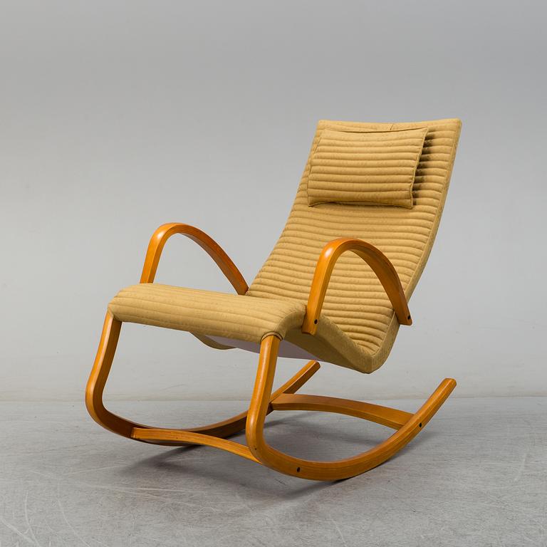 A second half of the 20th century rocking chair by Asko, Finland.