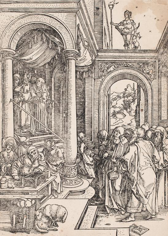 Albrecht Dürer, Five prints from: "The life of the Virgin".