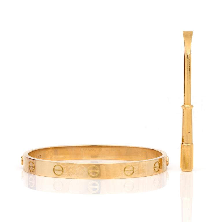 ARMRING, Cartier LOVE, 18K guld.