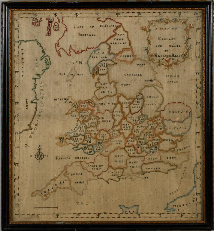 BRODERI, av Eleanor Randal -81, England 1800-tal.