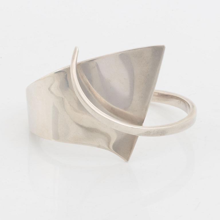 Bo Klevert, armring, silver.