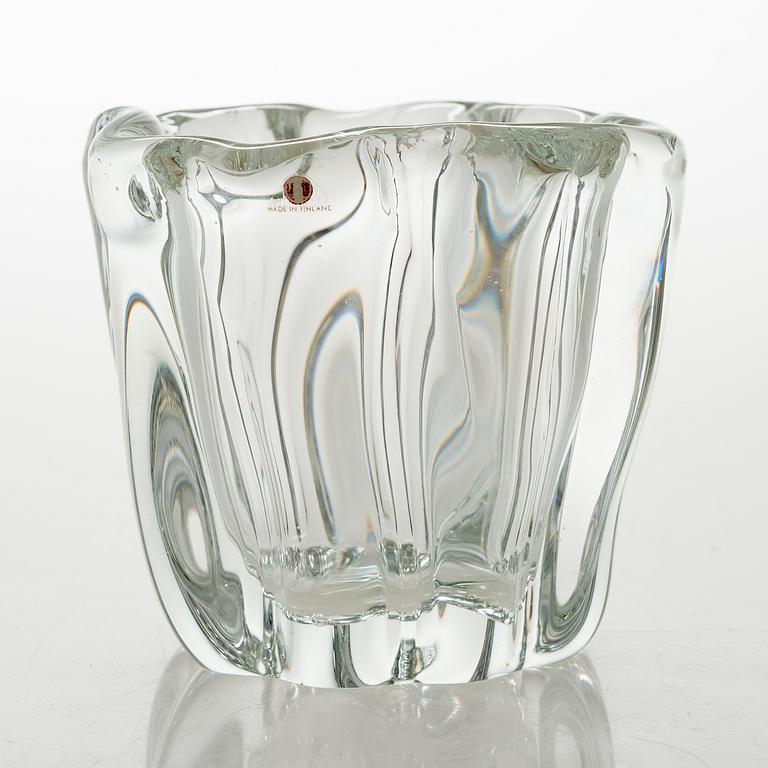 TAPIO WIRKKALA, VAS, "Kalvolan kanto", glas, signerad Tapio Wirkkala - 3241.
